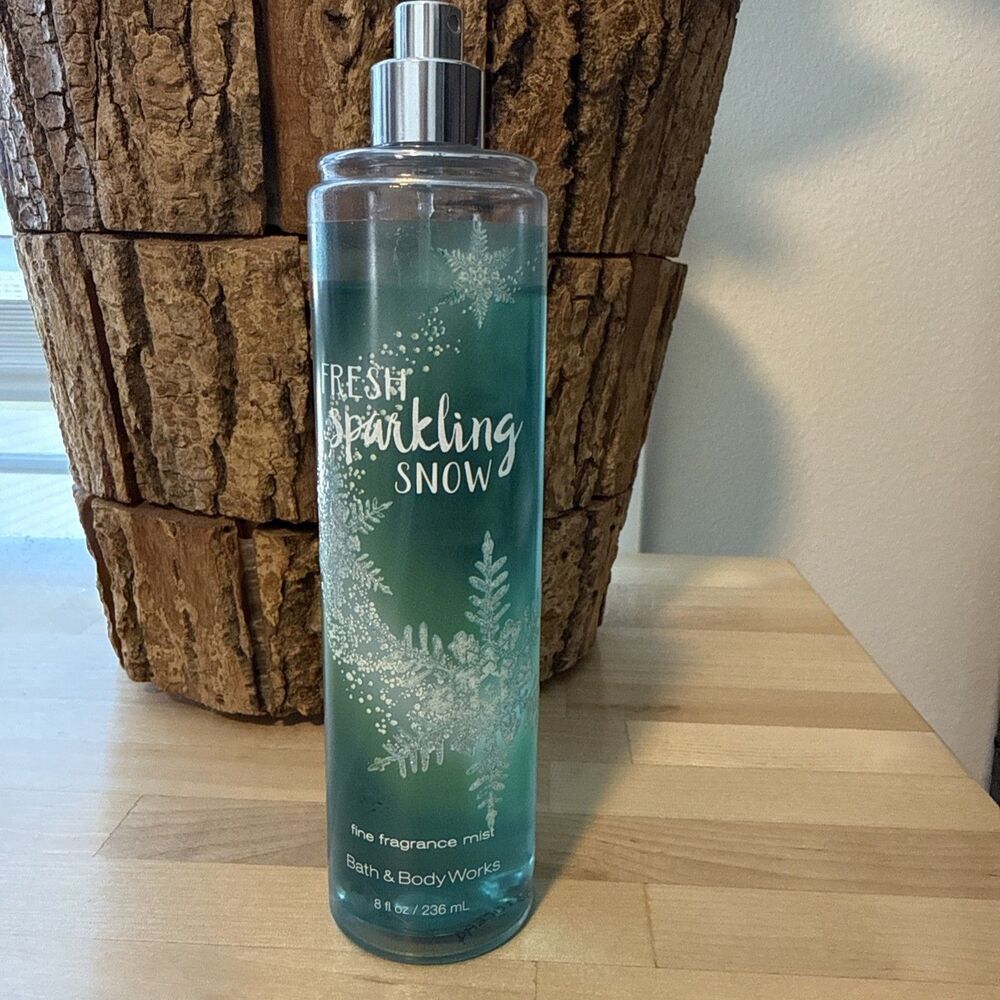 Bath & Body Works FRESH SPARKLING SNOW Fine Fragrance Mist 8oz Retired Scent
